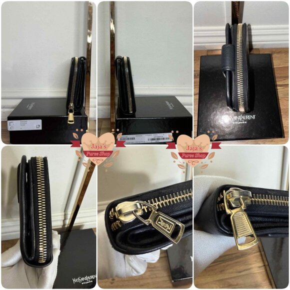✅❤️✅SOLD✅❤️✅💖YSL Leather Zipper RFID Wallet💖 - Picture 12 of 17